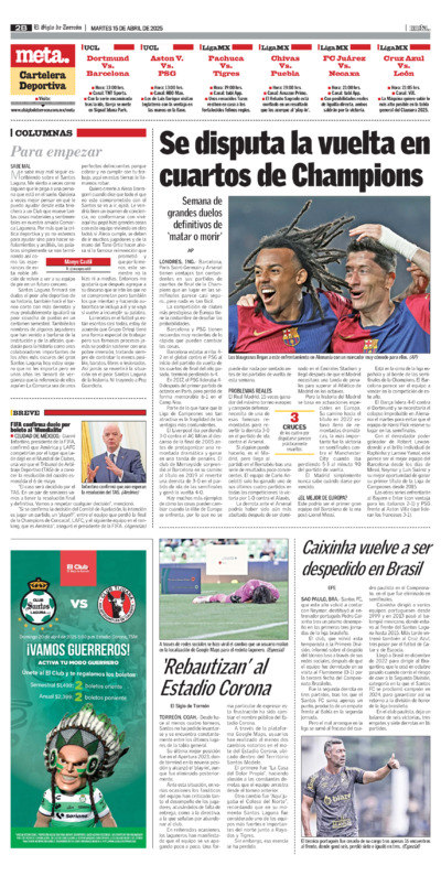Deportes / Meta página 2