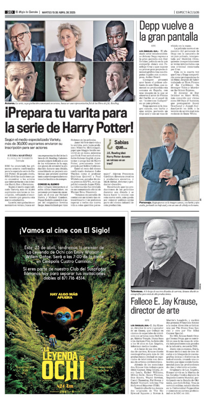 Espectáculos página 2