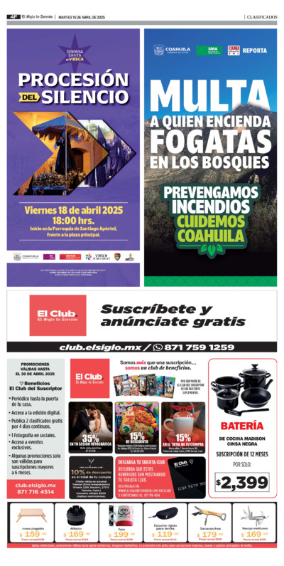 Clasificados página 2