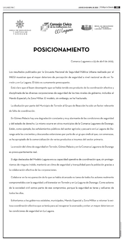 La Laguna página 3