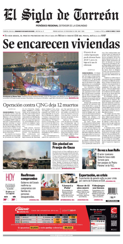 Edición del domingo 18 de mayo de 2025