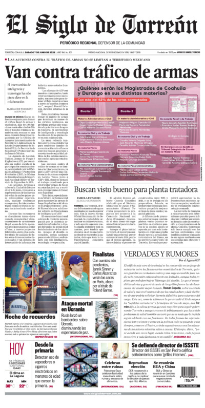Edición del sábado  7 de junio de 2025