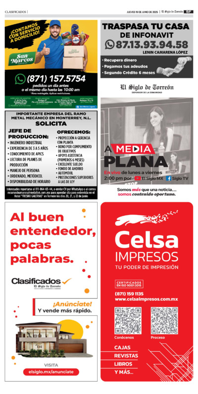 Clasificados página 2