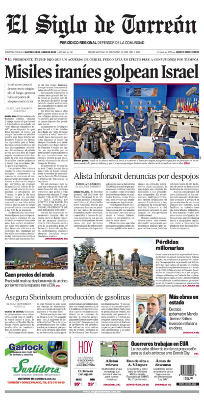 Edición del martes 24 de junio de 2025
