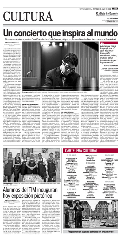 Espectáculos página 3