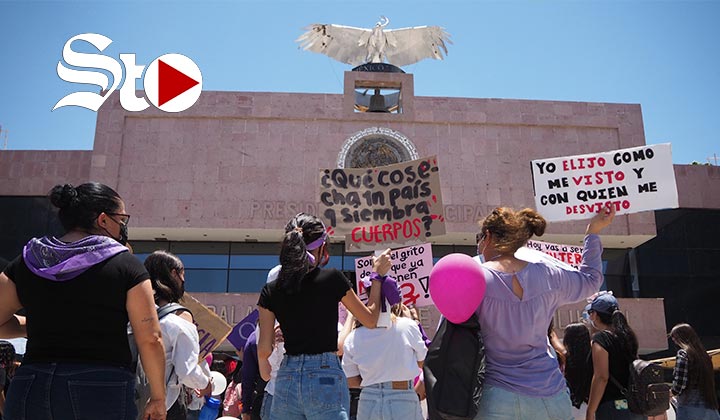 Mujeres marchan por víctimas de feminicidio en Gómez Palacio