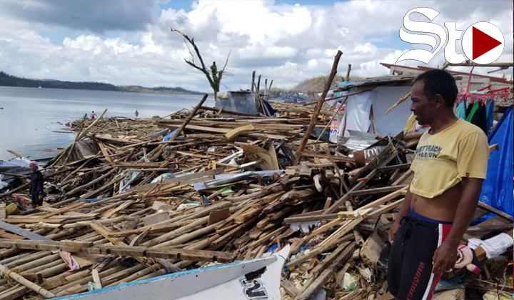 Al menos 375 muertos debido al tifón Rai en Filipinas
