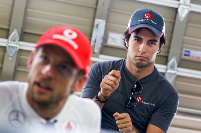 jenson button sergio perez