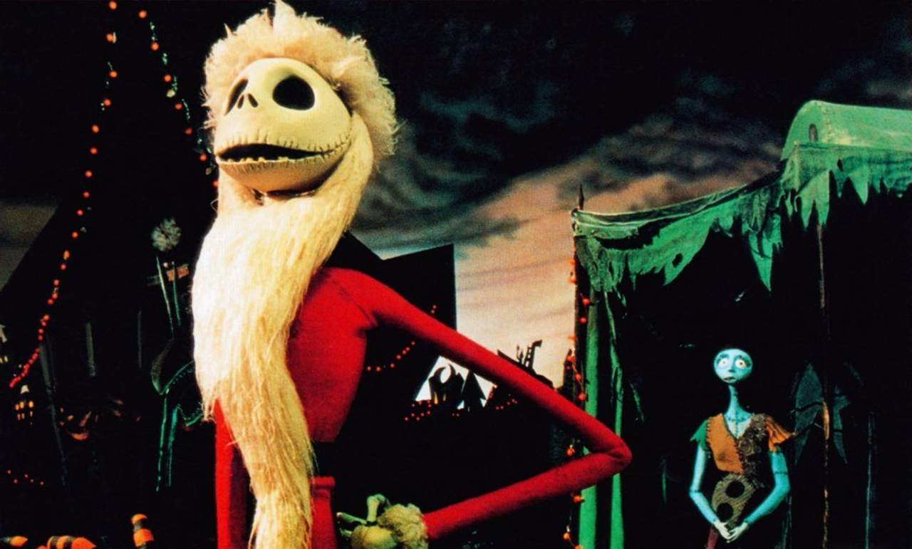 el extraño mundo de jack película de halloween o navideña nightmare before christmas halloween town