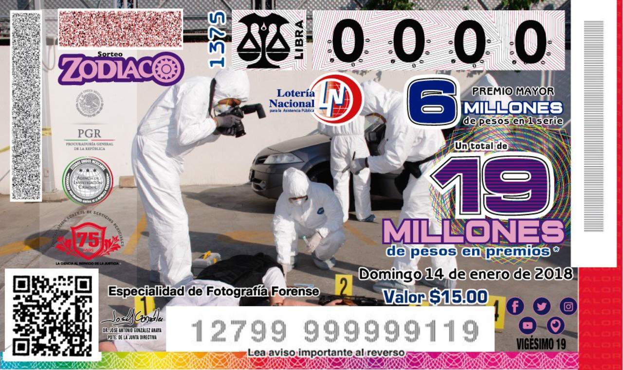 Billete de Lotería Nacional dedicado a servicios periciales es criticado. Noticias en tiempo real