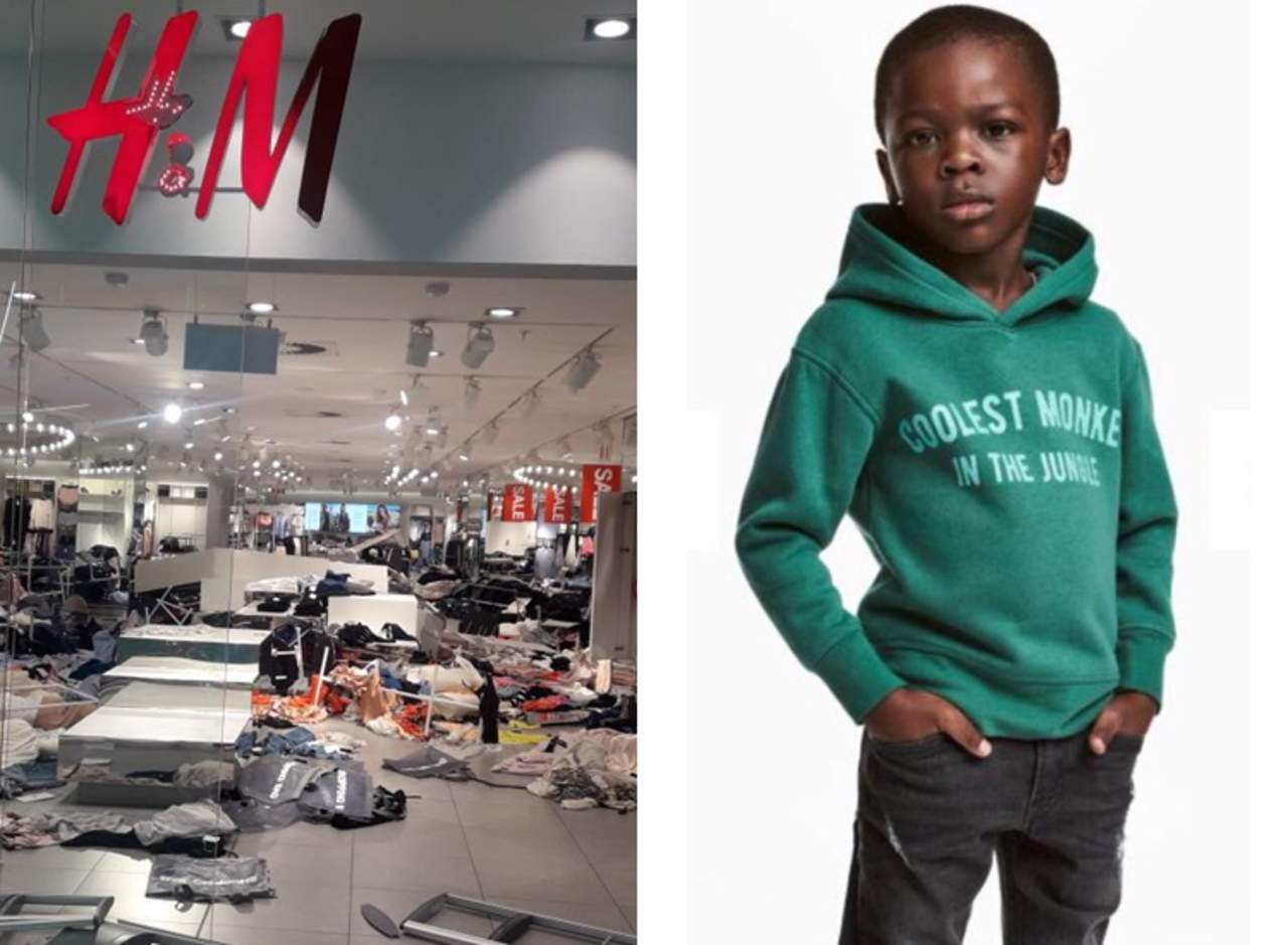 Sudafricanos asaltan tiendas H&M por anuncio ‘racista’. Noticias en tiempo real