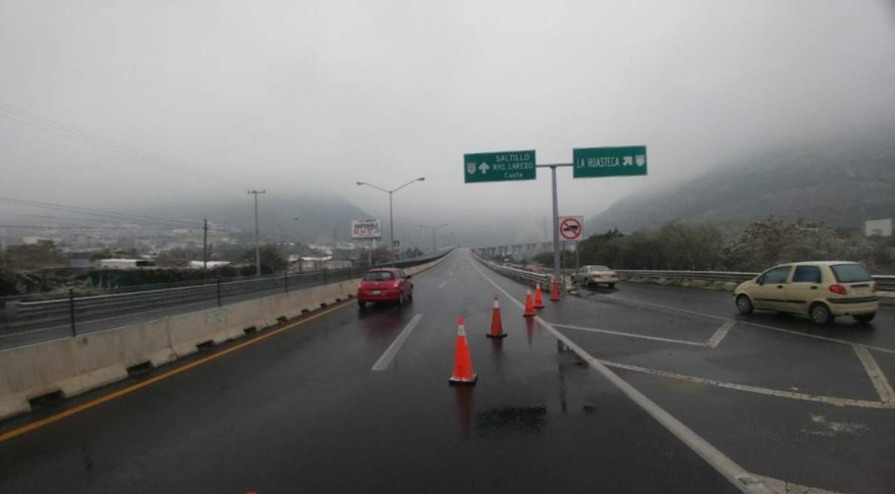 Reabren la autopista Saltillo-Monterrey. Noticias en tiempo real