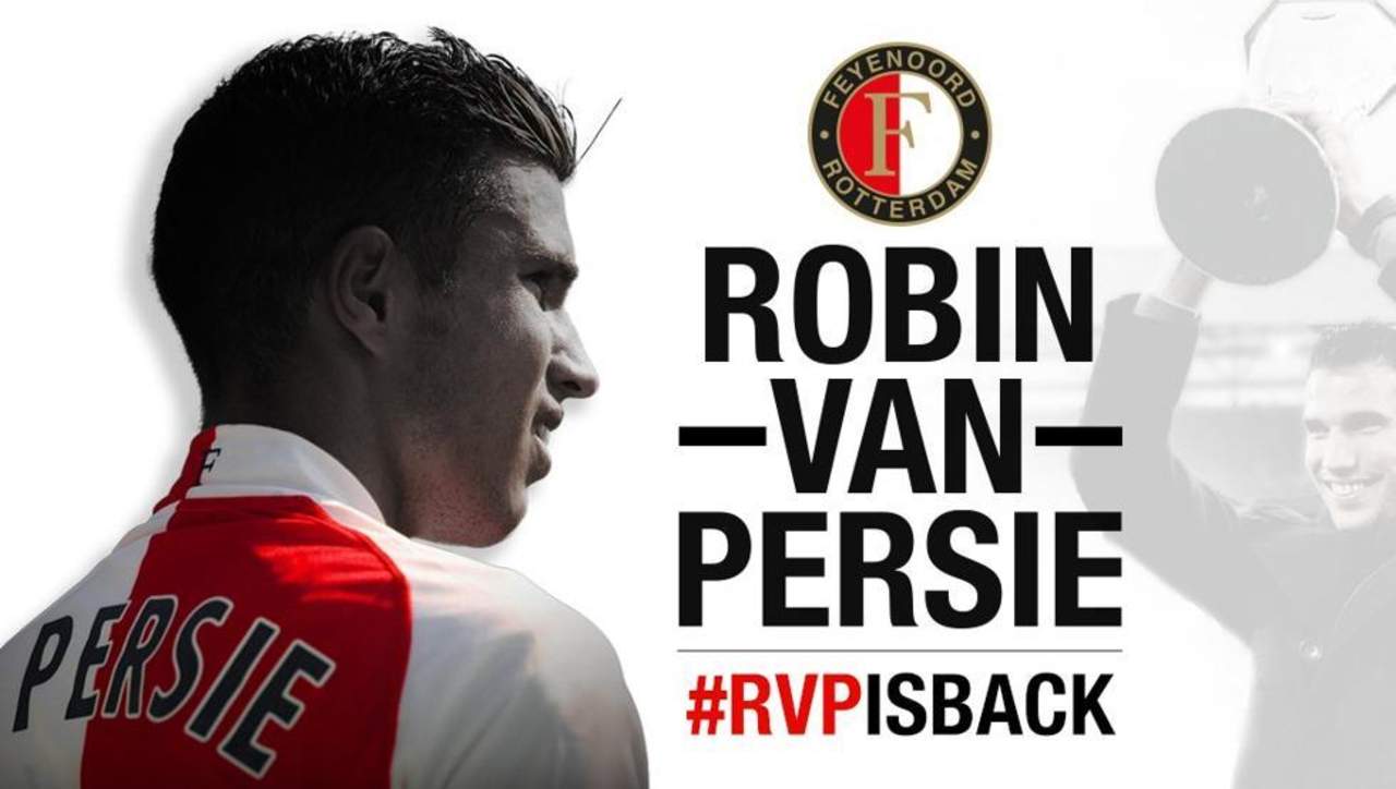Robin Van Persie ficha con el Feyenoord de Rotterdam. Noticias en tiempo real