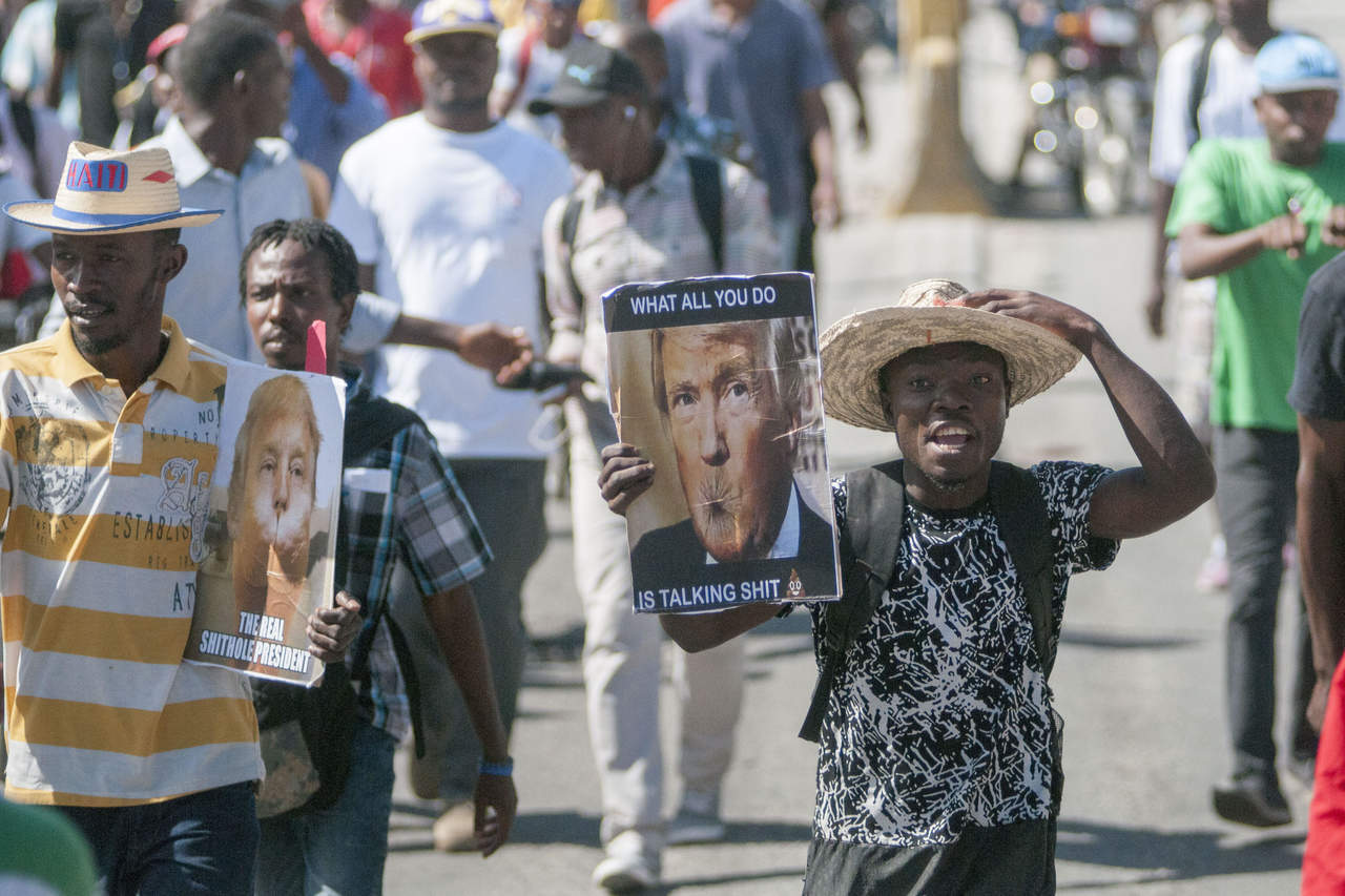 Haitianos vuelven a las calles a protestar contra Trump. Noticias en tiempo real