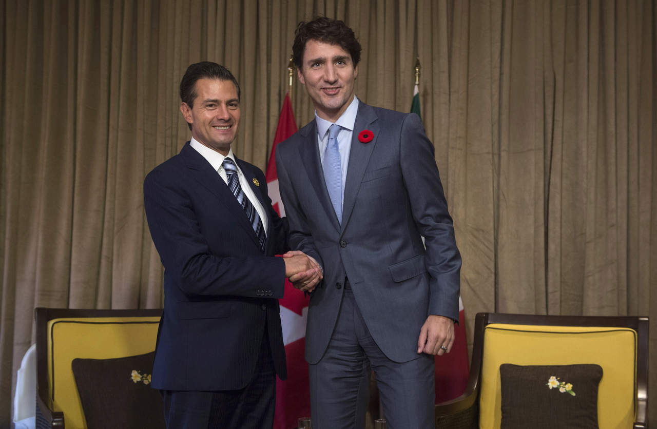 Celebran EPN y Trudeau próxima firma de Tratado Transpacífico. Noticias en tiempo real