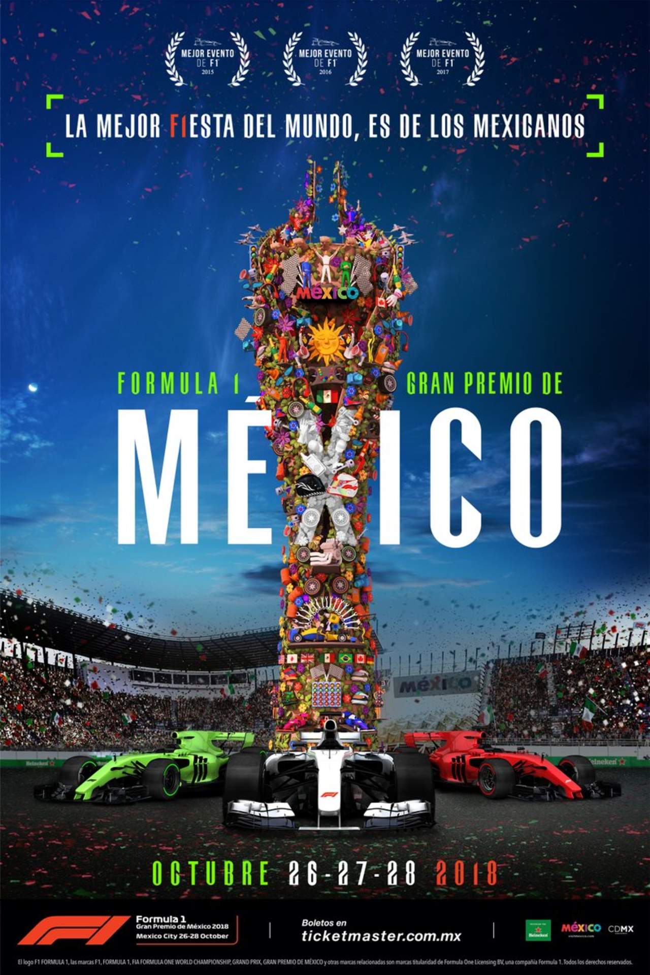 El GP de México ya tiene cartel oficial. Noticias en tiempo real