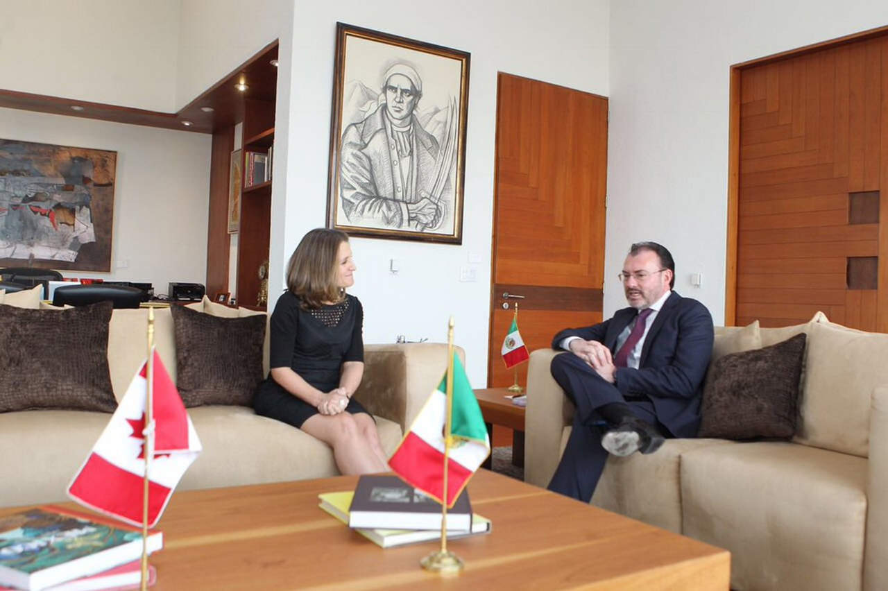 Canciller de Canadá se reunirá con presidente Peña Nieto. Noticias en tiempo real
