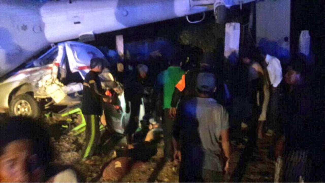 Suman 13 muertos por accidente de helicóptero. Noticias en tiempo real