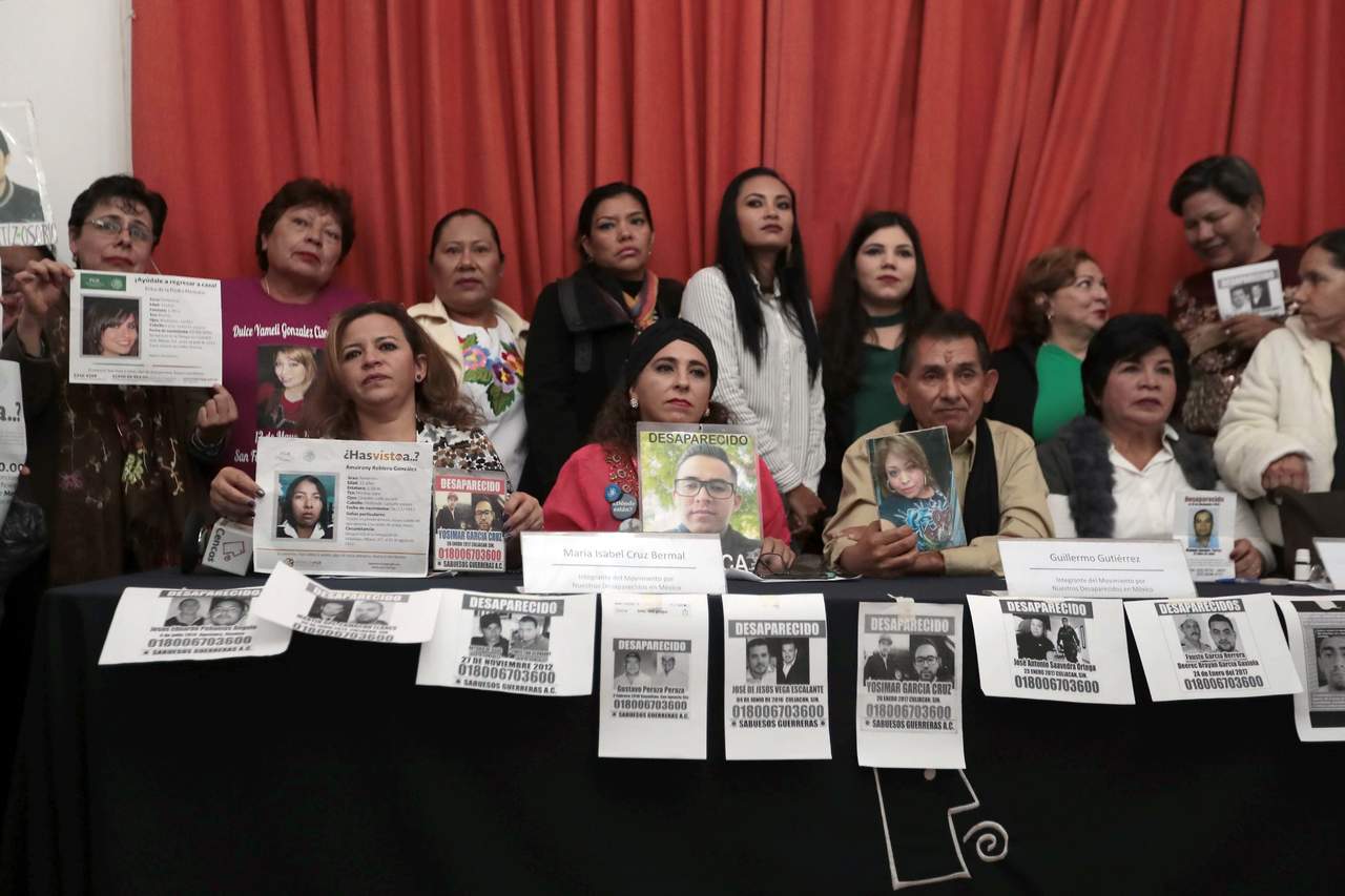 Reconoce Amnistía Internacional activismo en México por desaparecidos. Noticias en tiempo real
