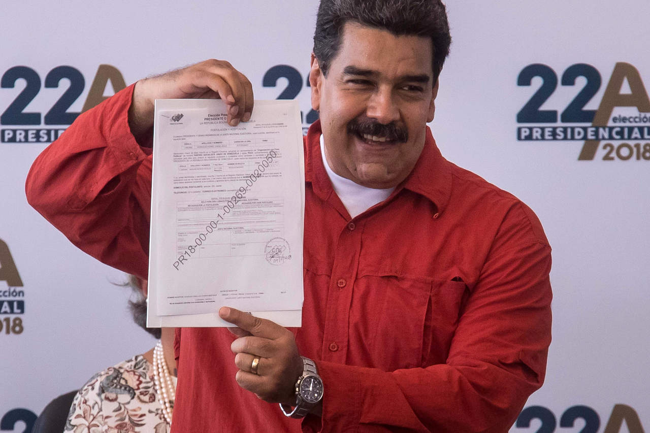 Formaliza Maduro su candidatura por la reelección. Noticias en tiempo real