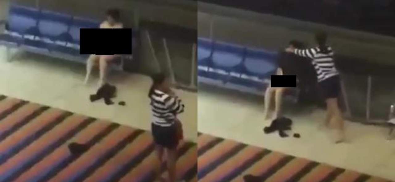 VIDEO: Mujer se quita la ropa en aeropuerto. Noticias en tiempo real