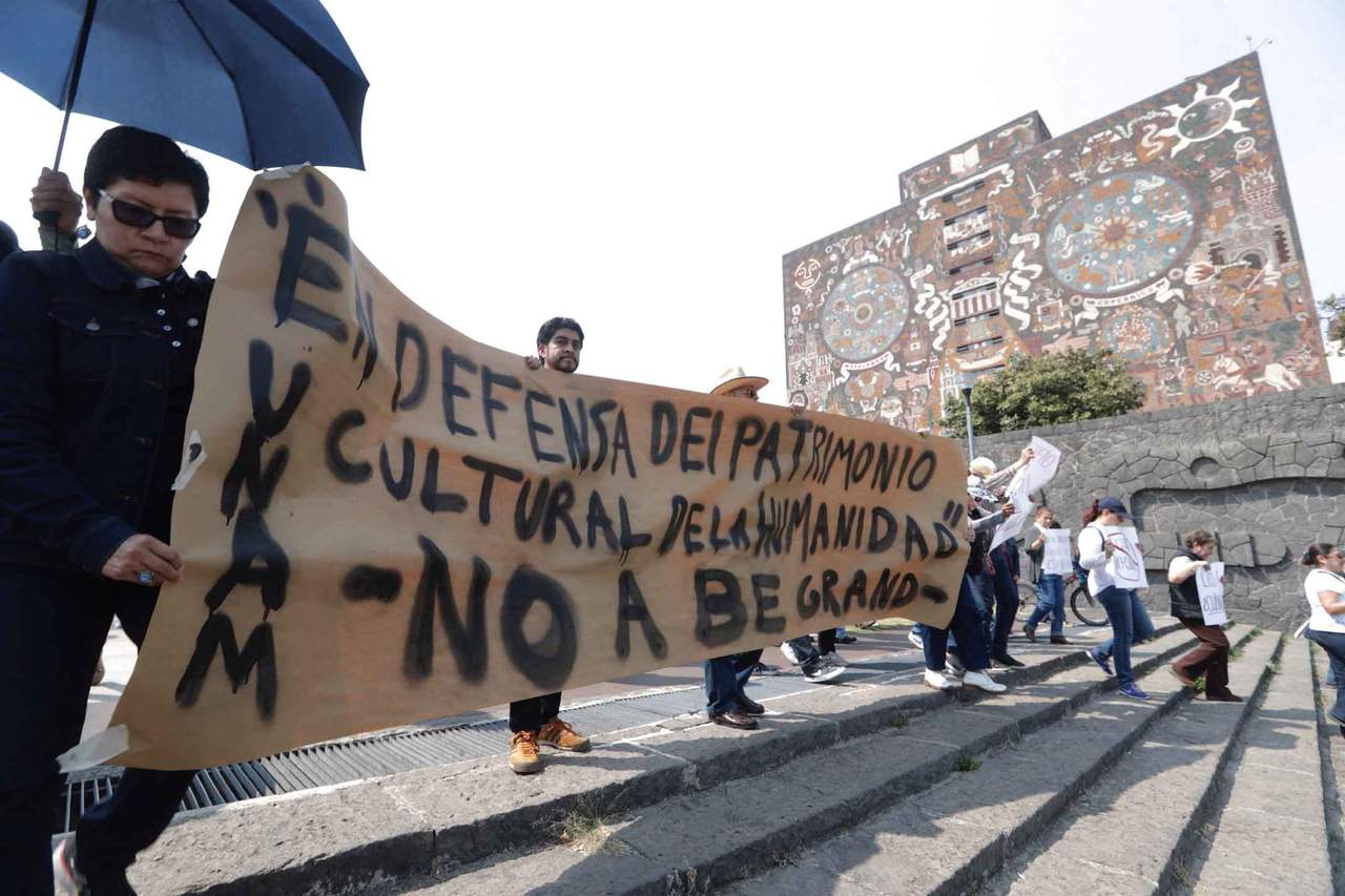 Suspenden indefinidamente obra de departamentos frente a UNAM. Noticias en tiempo real