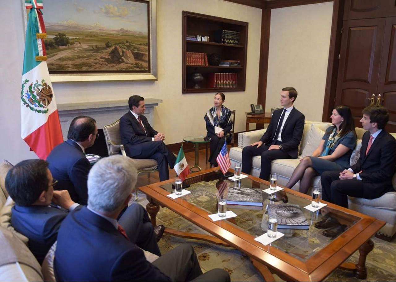 Dialogan EPN y Kushner sobre acuerdos benéficos para México y EU. Noticias en tiempo real