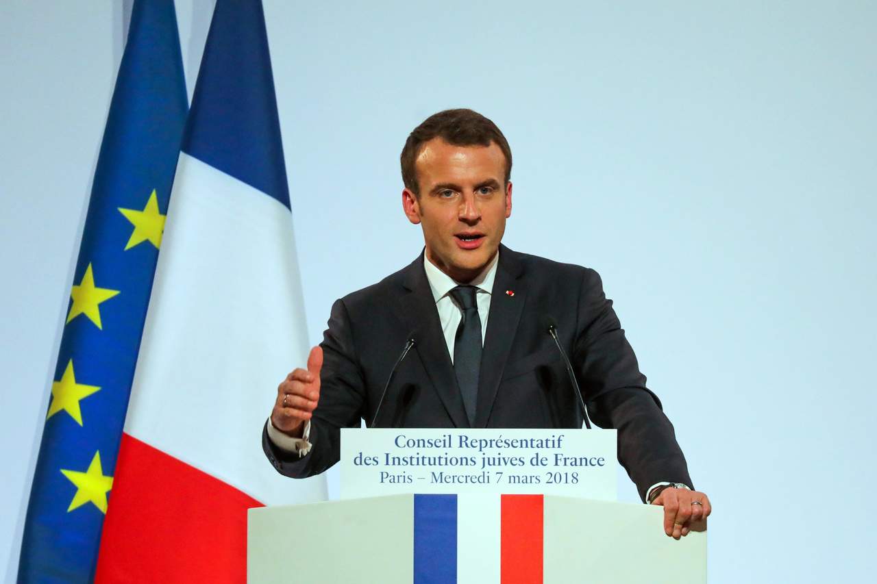 Se compromete Macron combatir el antisemitismo. Noticias en tiempo real