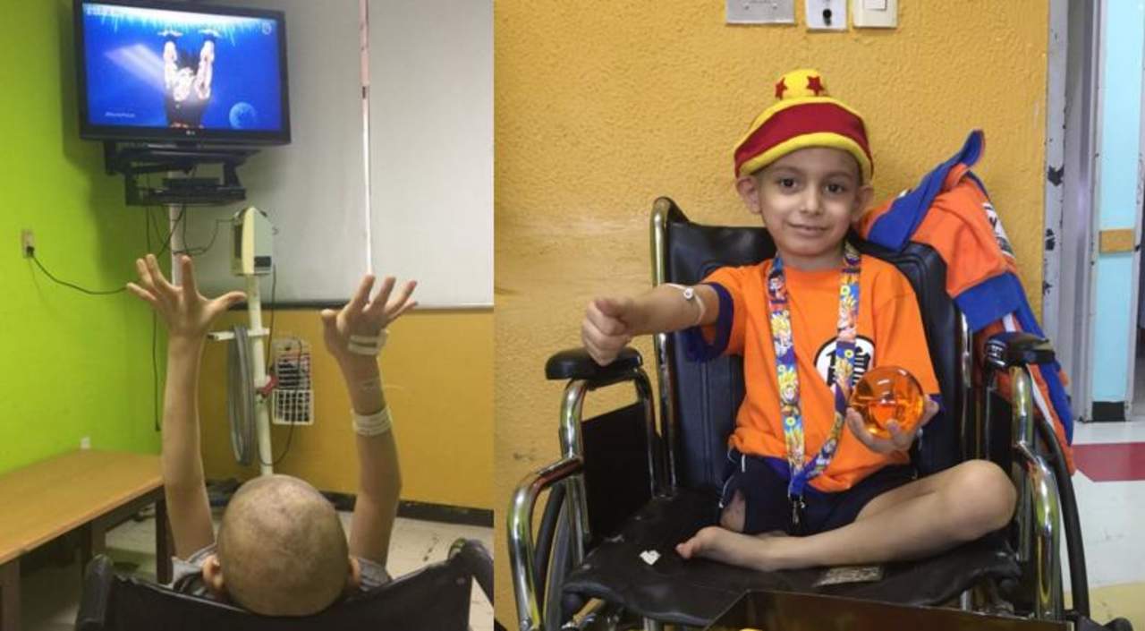 Conmueve niño con cáncer tratando de ayudar a Goku. Noticias en tiempo real