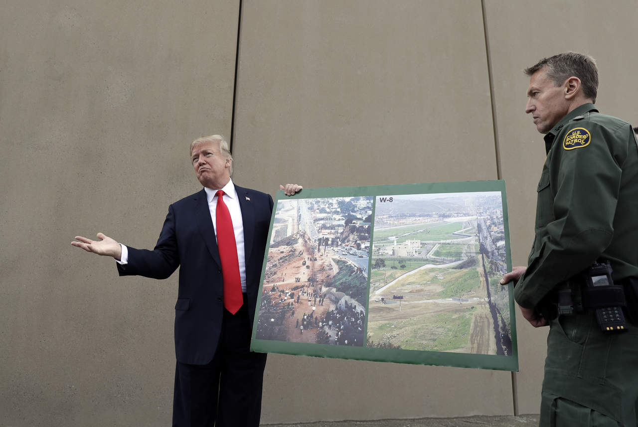 Trump visita y revisa proyectos del muro. Noticias en tiempo real