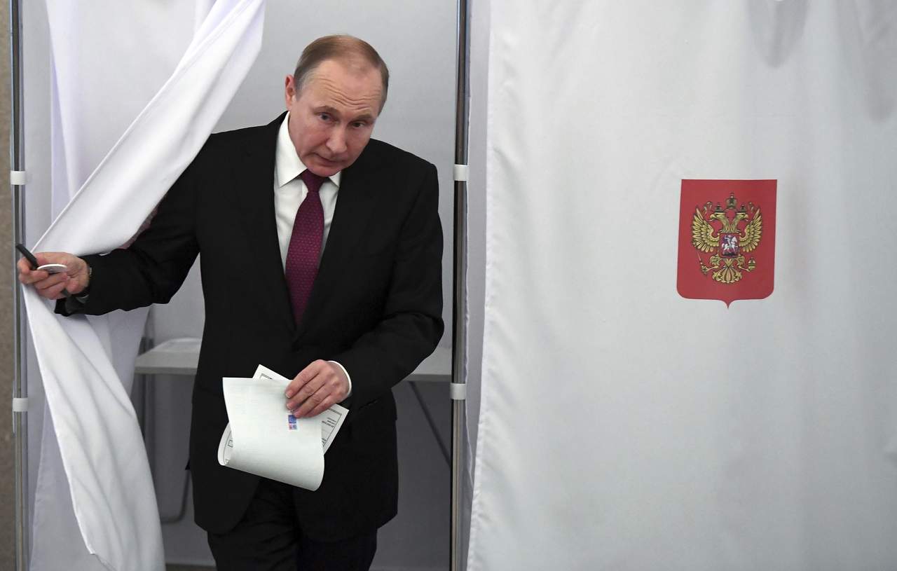 Obtiene Putin 71.97 % de los votos, según primeros resultados oficiales. Noticias en tiempo real