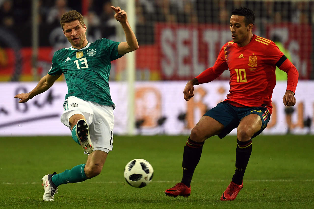 Alemania y España igualan a uno en intenso juego. Noticias en tiempo real