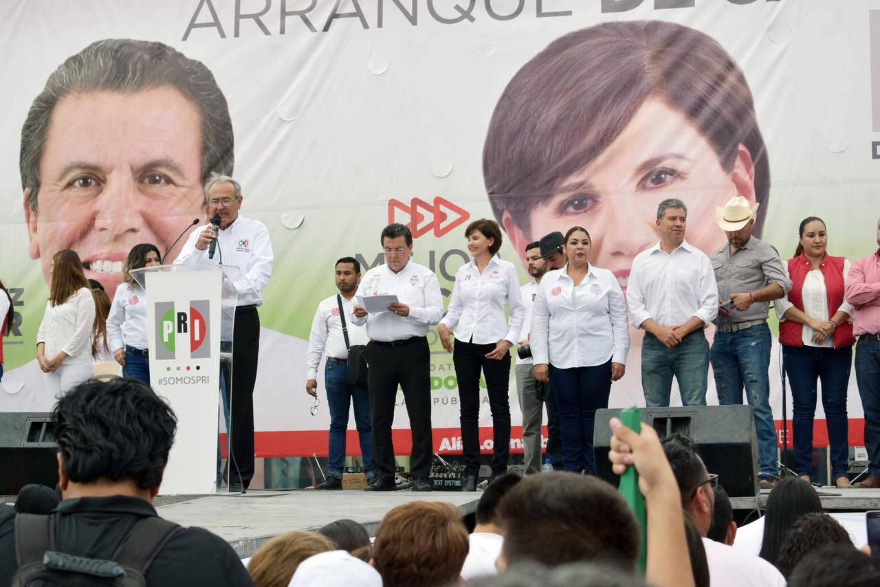Inician campaña candidatos del PRI al Senado y Diputación Federal en GP. Noticias en tiempo real