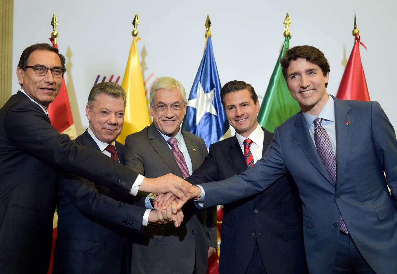Países miembros de la Alianza del Pacífico se reúnen con Canadá. Noticias en tiempo real