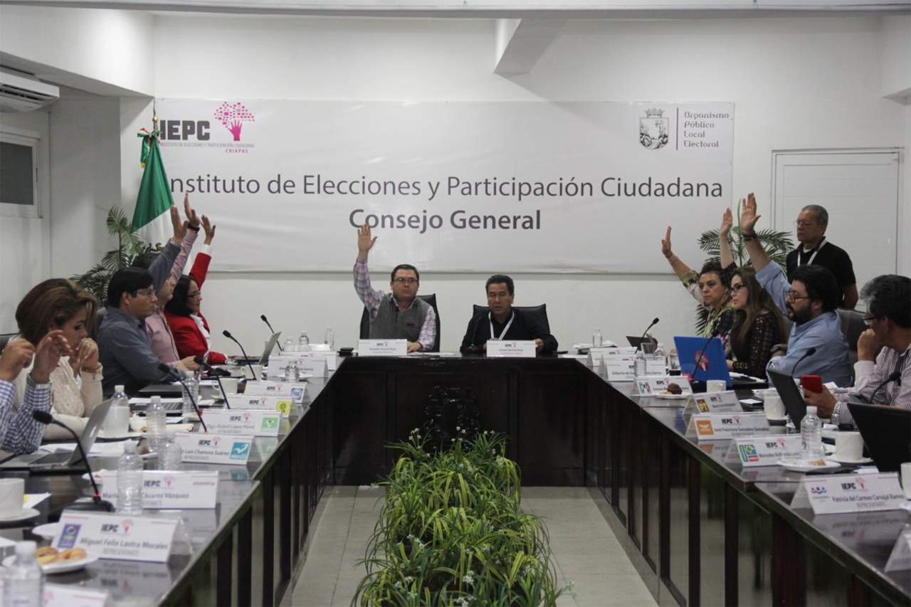 Aprueban en Chiapas candidaturas para diputaciones y ayuntamientos. Noticias en tiempo real