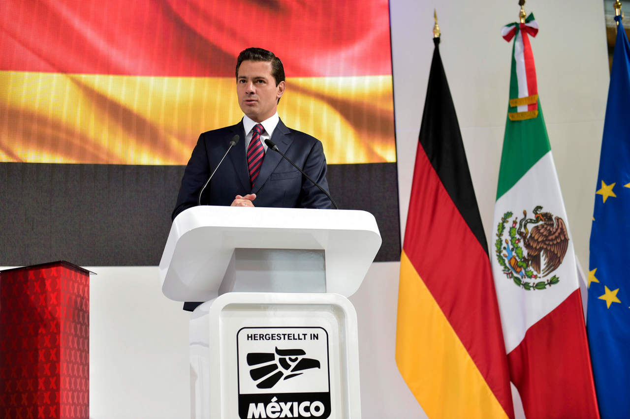 Ve Peña Nieto una elección competida desde Alemania. Noticias en tiempo real