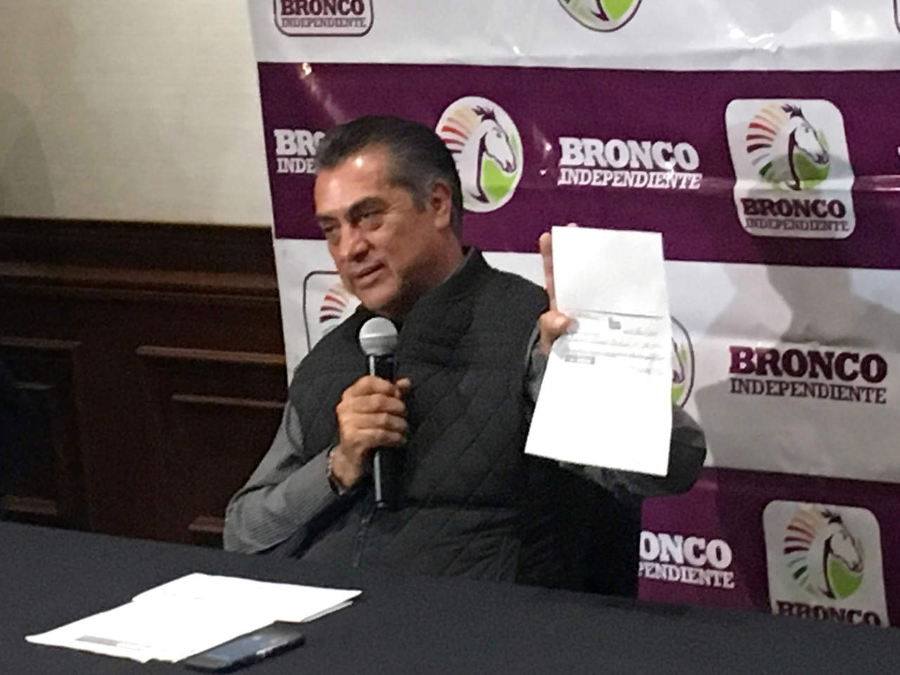 El Bronco promete ponerse a actuar contra inseguridad. Noticias en tiempo real