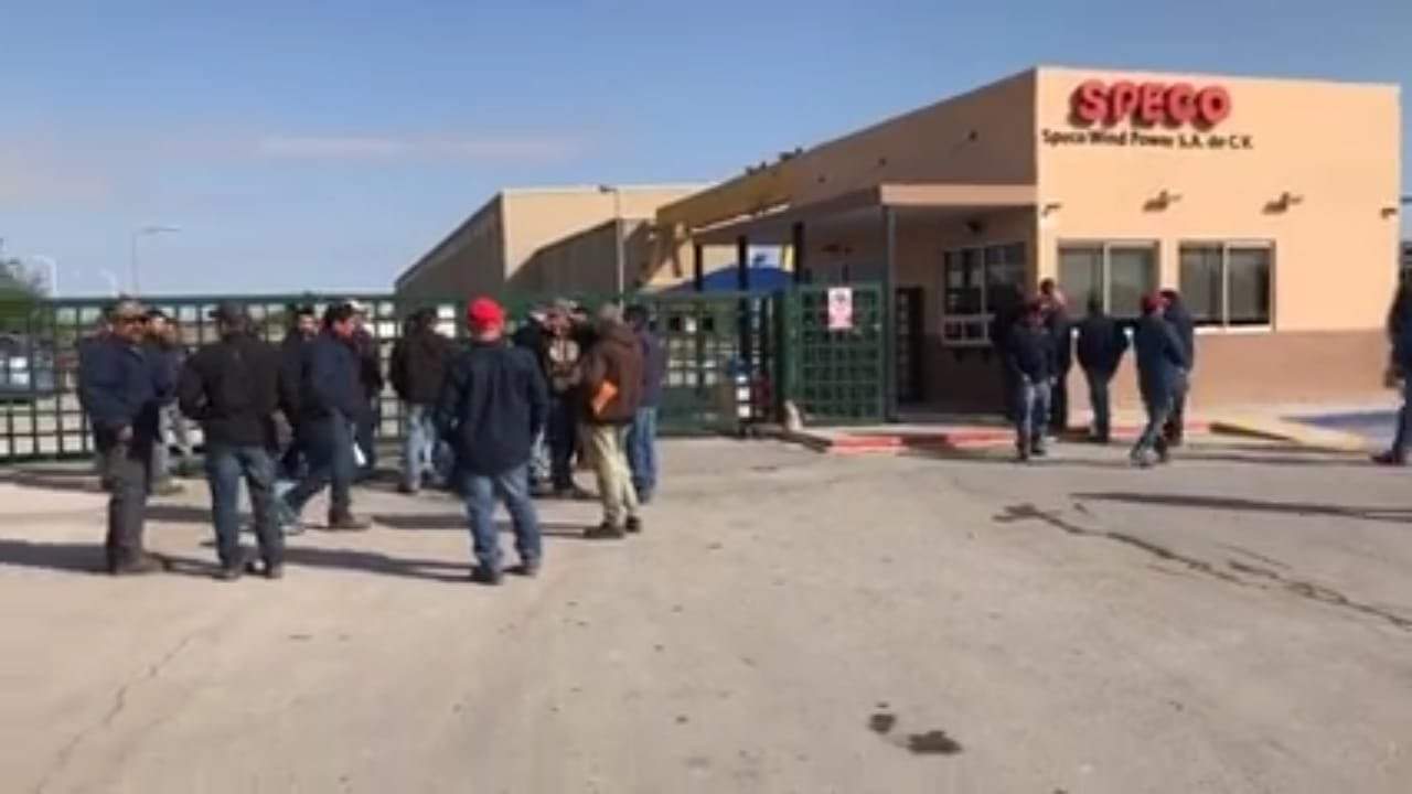 Realizan paro trabajadores de Speco en Monclova. Noticias en tiempo real