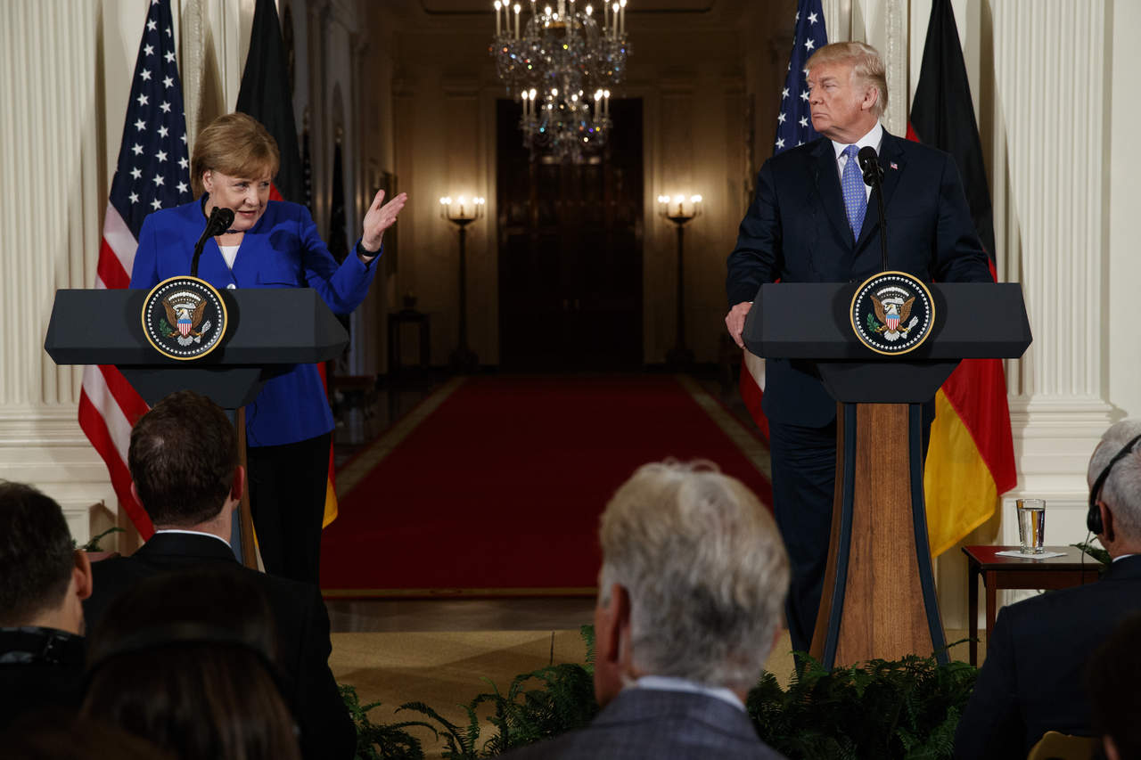 Merkel lima asperezas con Trump. Noticias en tiempo real