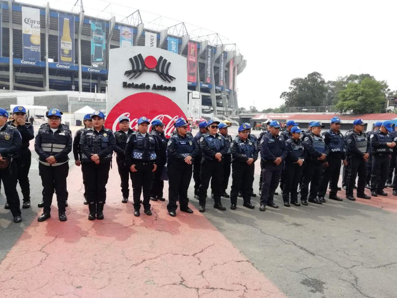 Más de cuatro mil policías vigilan partido América-Pumas. Noticias en tiempo real