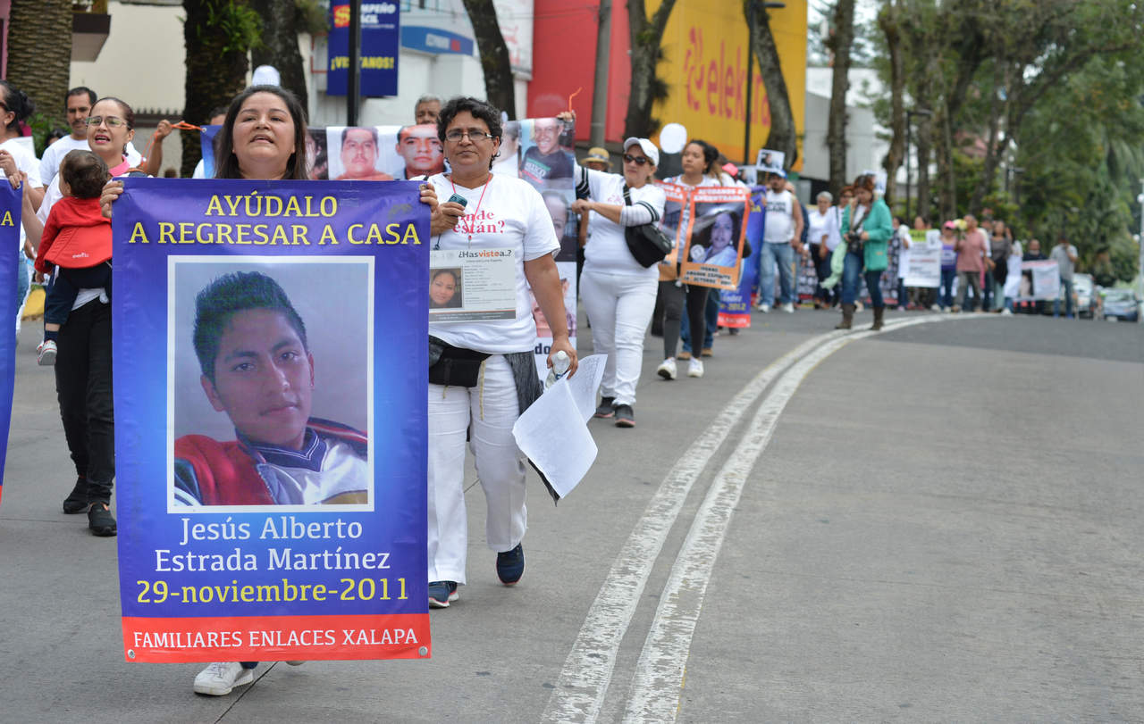 Familiares de desaparecidos marchan en siete estados. Noticias en tiempo real