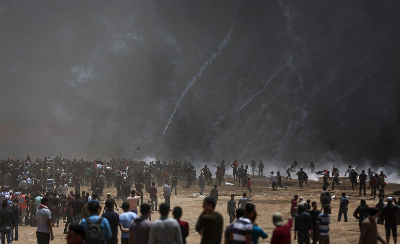Sube a 58 los muertos por protestas en la franja de Gaza. Noticias en tiempo real