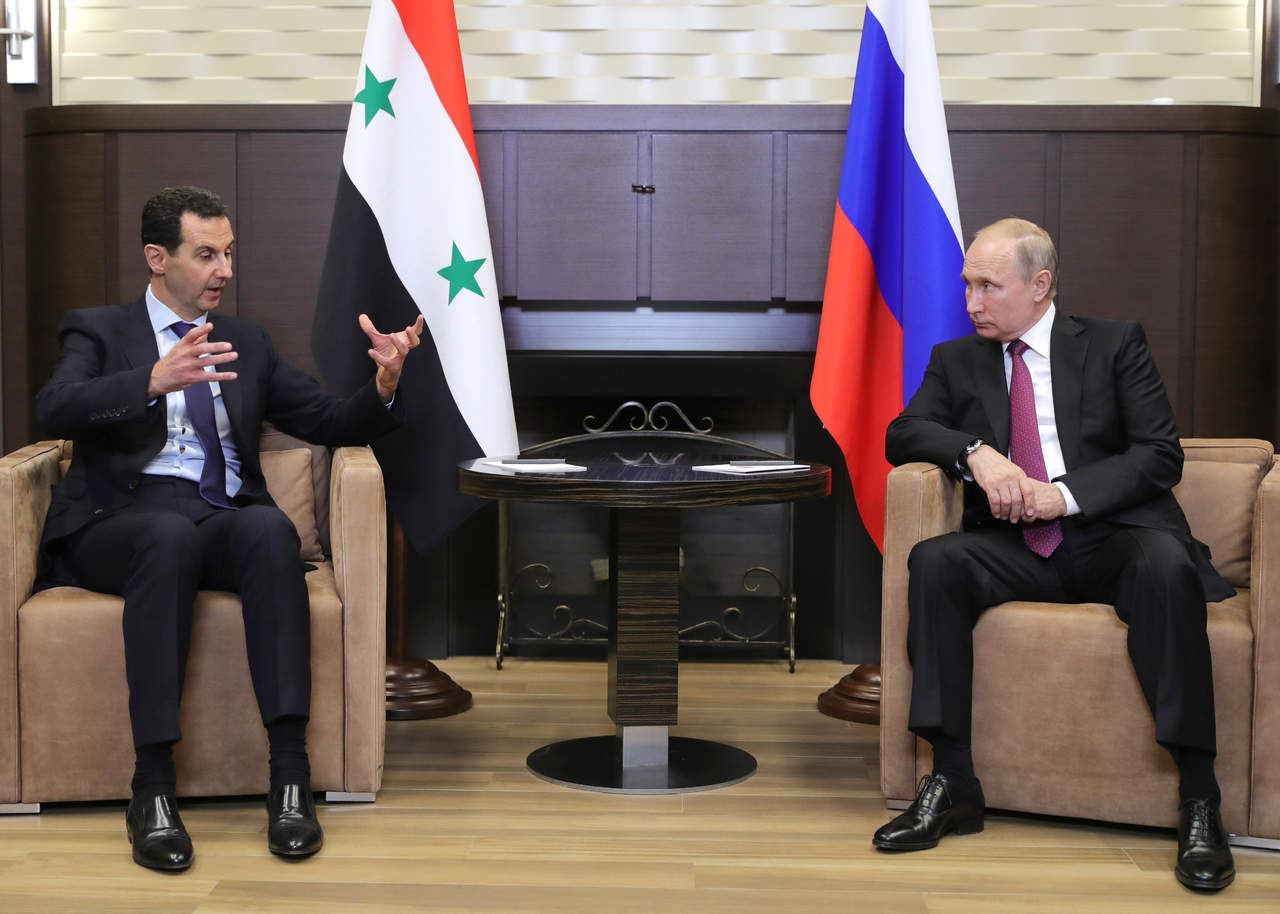 Se reúnen Putin y Bashar Al Assad en Rusia. Noticias en tiempo real