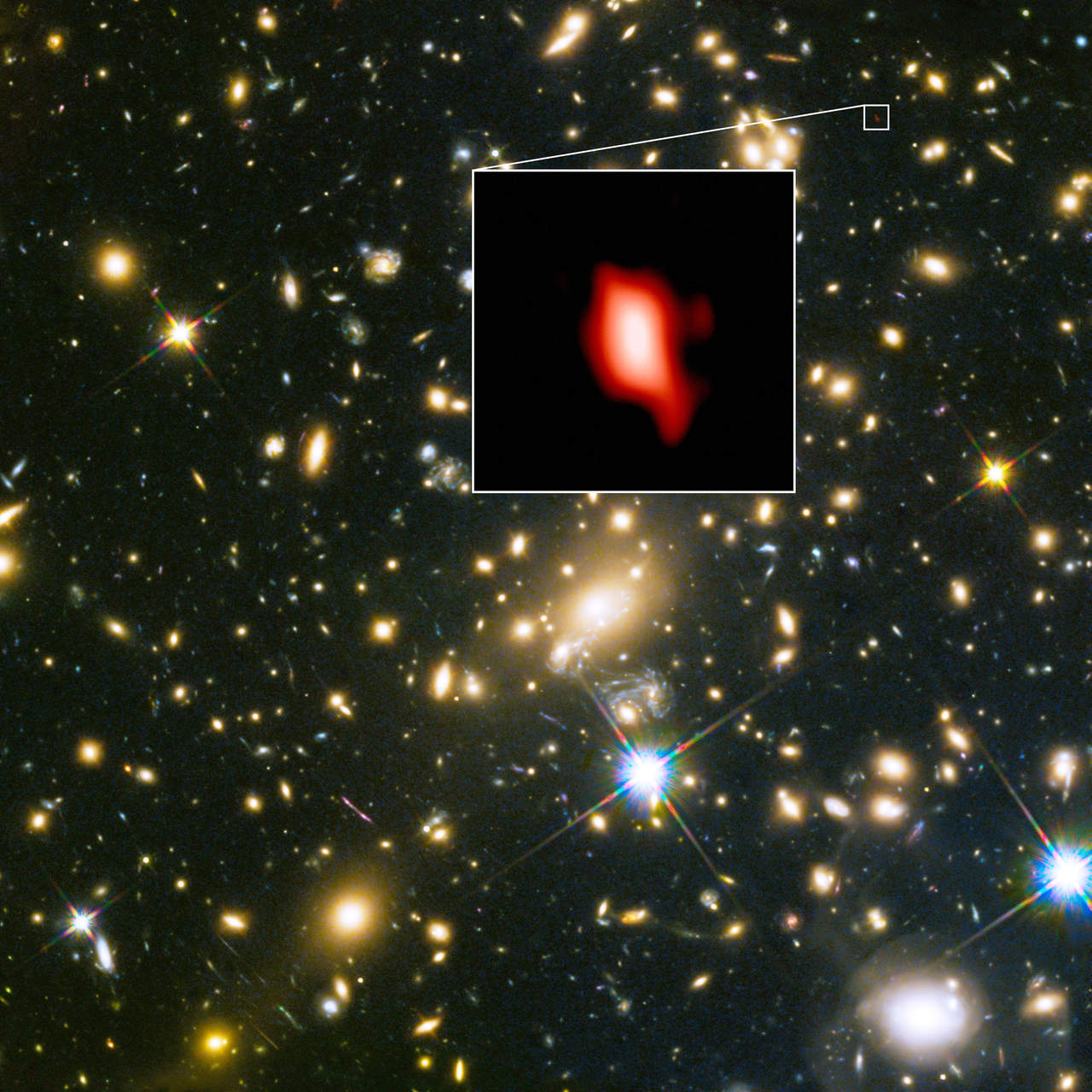 Hallan evidencias de formación estelar 250 millones años después del Big Bang. Noticias en tiempo real