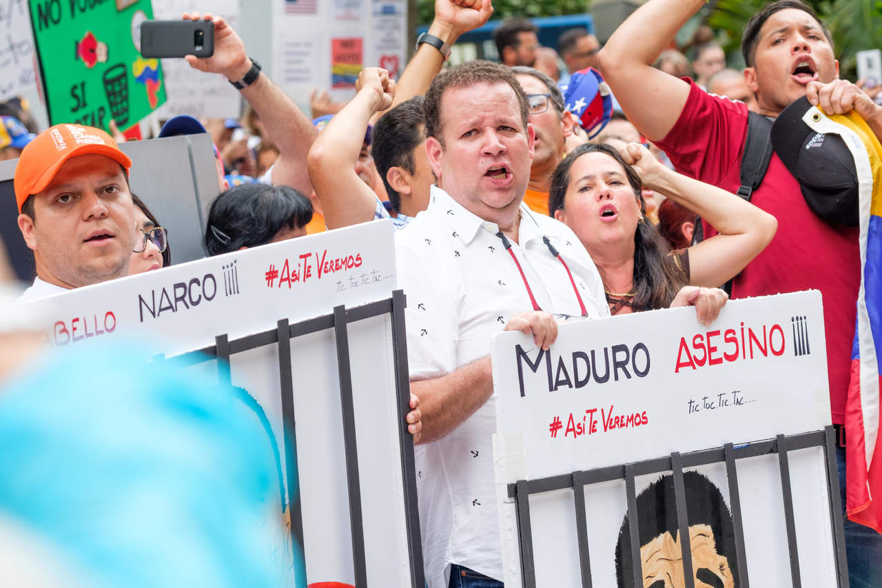 Exilio venezolano protesta en Miami contra elecciones de Maduro. Noticias en tiempo real
