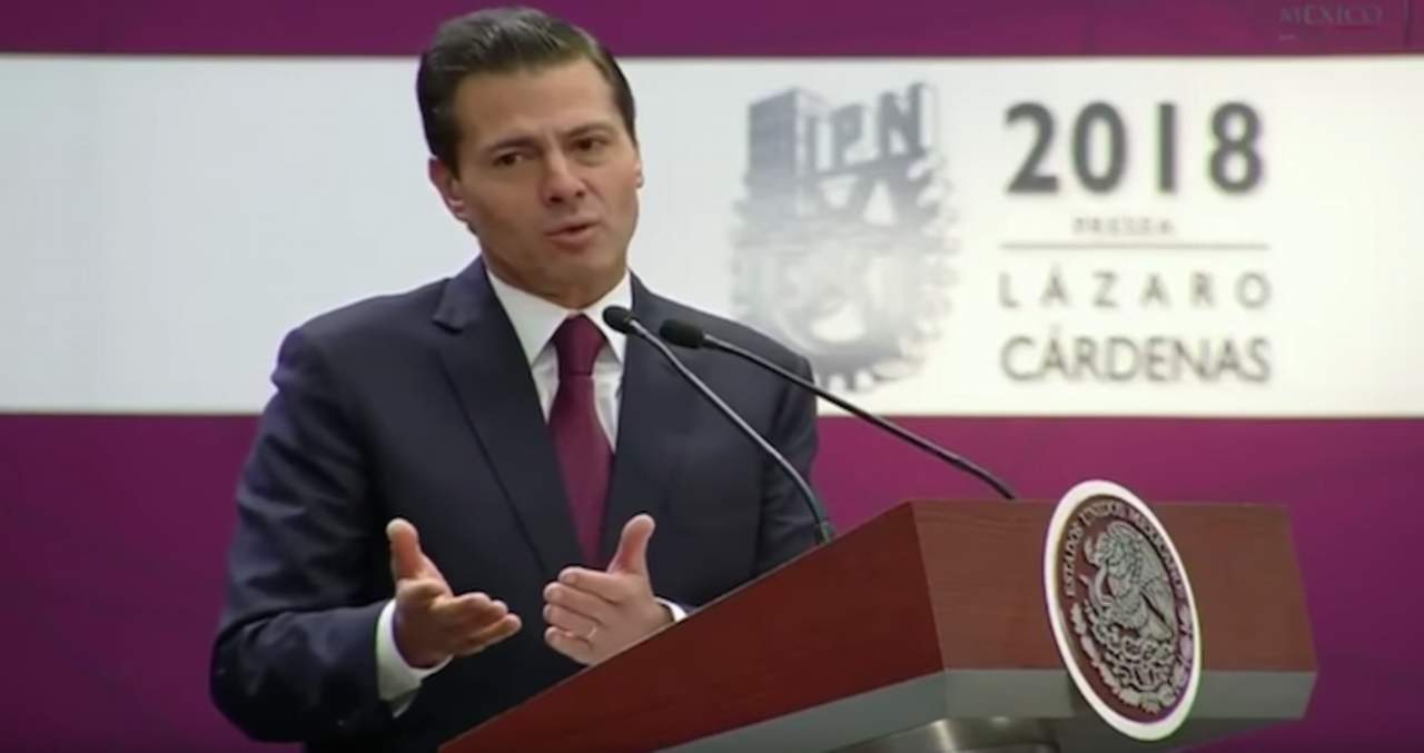 Peña Nieto se equivoca, dice que el IPN se creó hace 500 años. Noticias en tiempo real