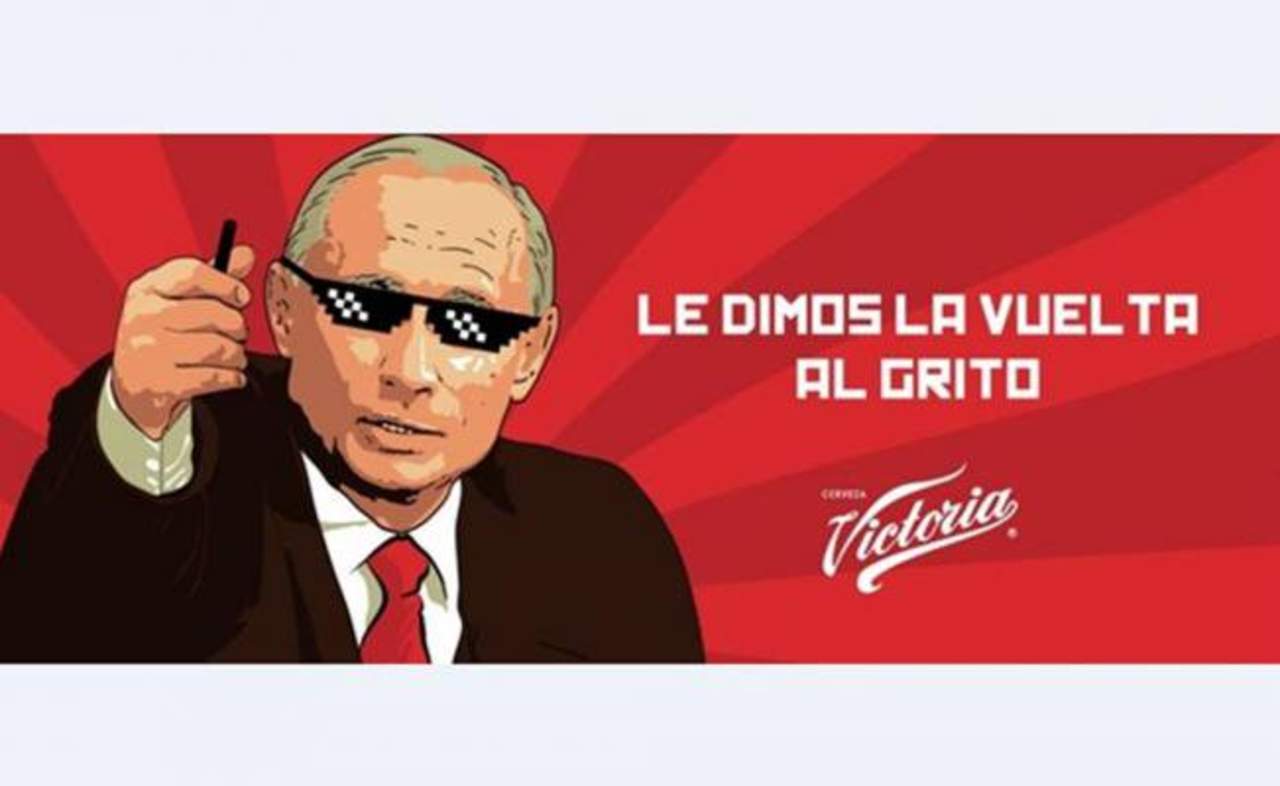 Embajada rusa reprueba campaña publicitaria de Cerveza Victoria. Noticias en tiempo real