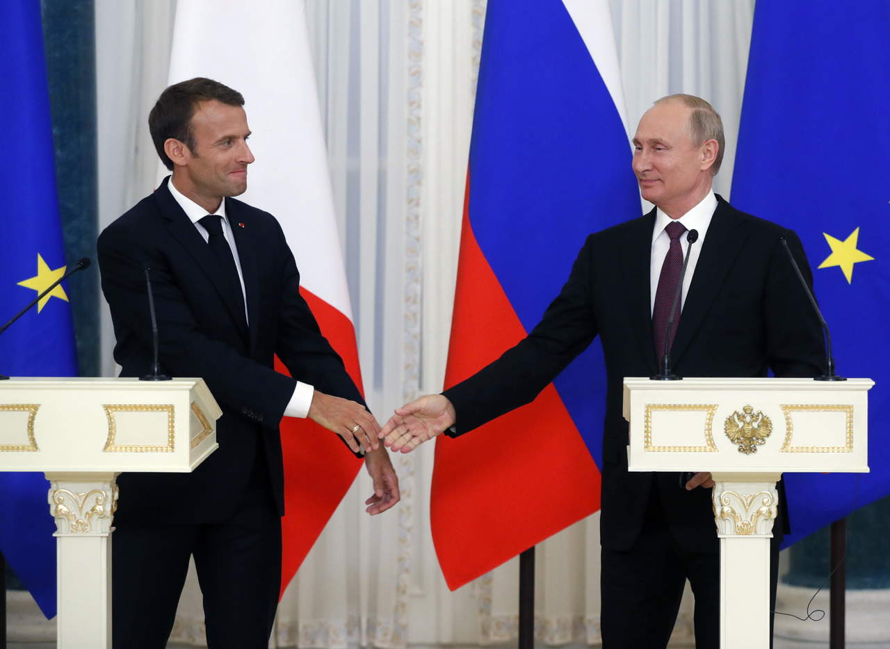 Putin y Macron instan a EU a seguir negociando con Irán y Norcorea. Noticias en tiempo real