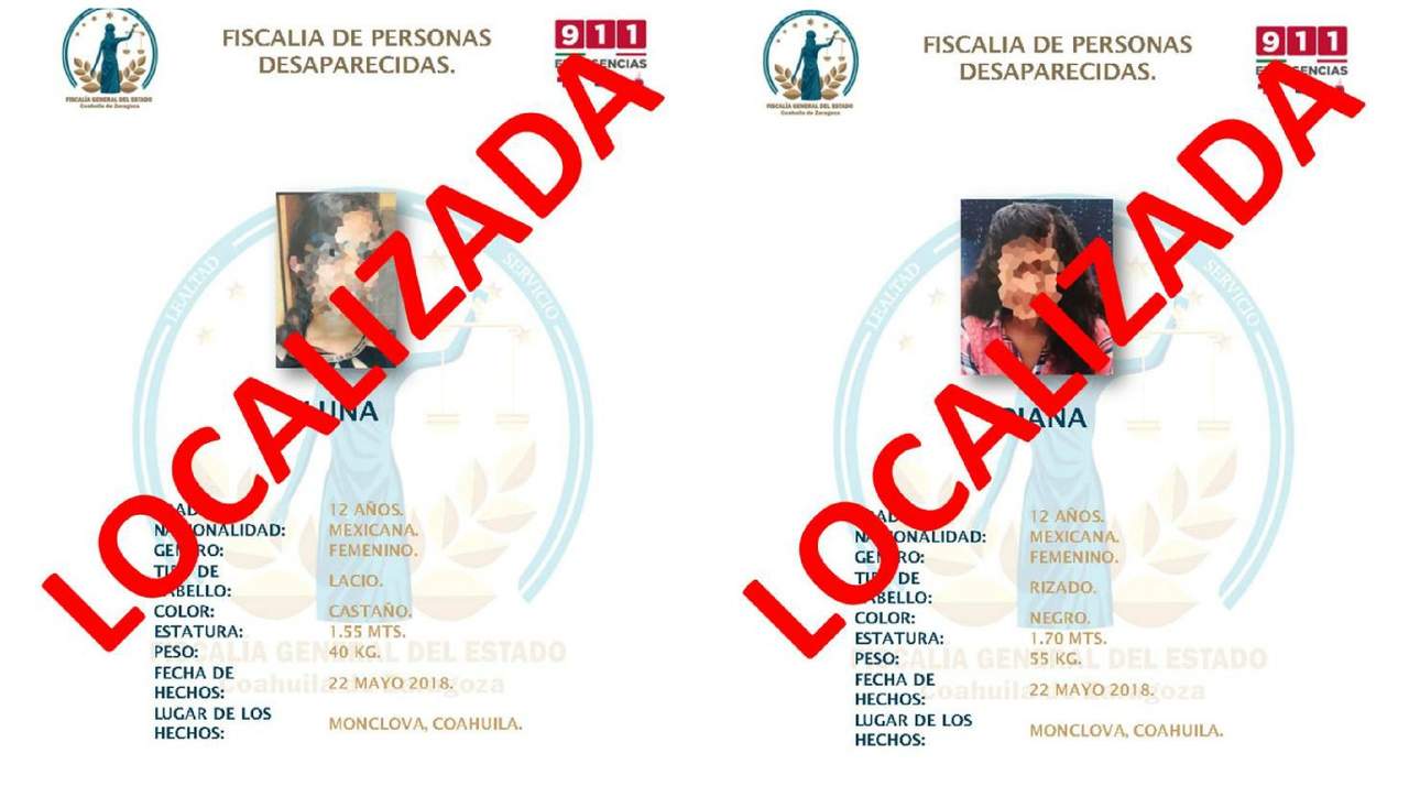 Localizan a dos menores de Monclova en Tamaulipas. Noticias en tiempo real