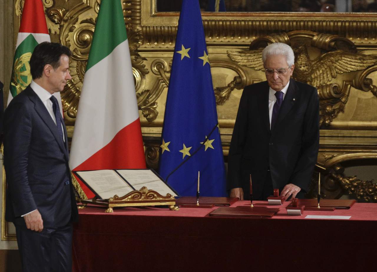 Giuseppe Conte jura como nuevo primer ministro de Italia. Noticias en tiempo real